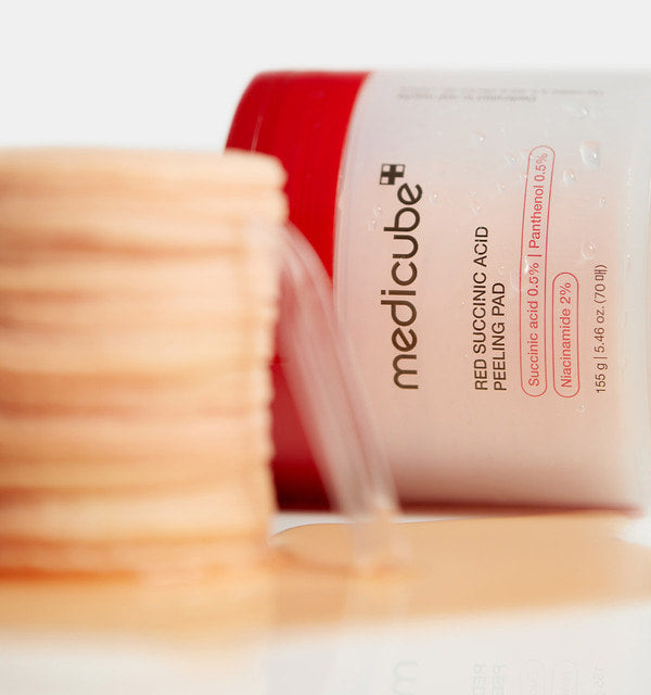 Red Succinic Acid Peeling Pad